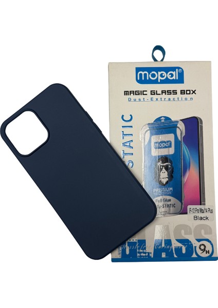 iPhone 13 Pro Max Lacivert Silikon Kılıf Kırılmaz Cam Hediye fiyatları