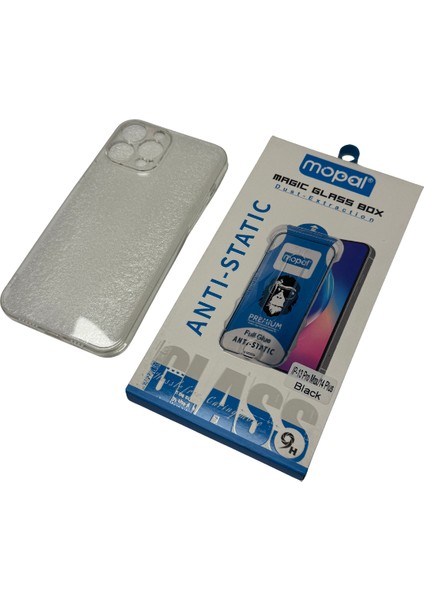 iPhone 13 Pro Max Şeffaf Silikon Kılıf Kırılmaz Cam Hediye fiyatları