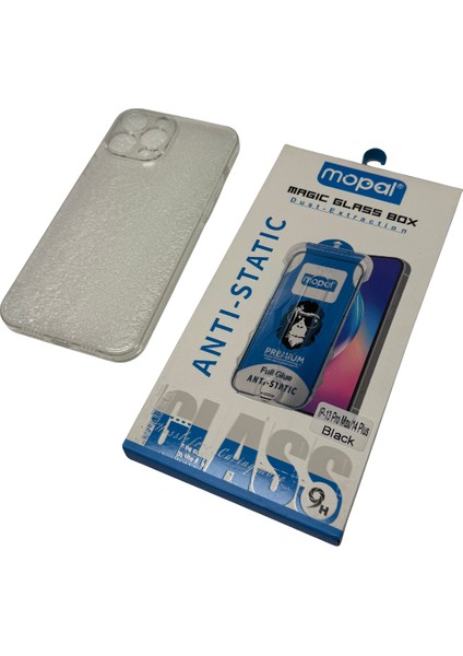 iPhone 13 Pro Max Şeffaf Silikon Kılıf Kırılmaz Cam Hediye modelleri