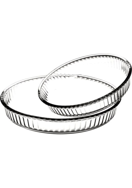 Yuvarlak Fırın Tepsisi Seti, 2'li, Kahverengi, Dayanıklı ve Şık Tasarım