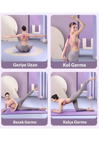 Body Trimmer Tüm Vücut Şekillendirme Fitness + Kelebek Direnç Lastiği Güç Lastiği Egzersiz