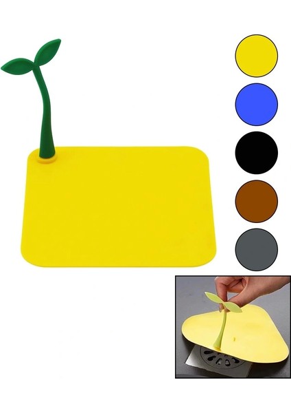 Karegider Kapak - Silikonsüzgeç Koku Önleyici Renkli Matçiçek Modeli Tutma SAPLIBRKT-217927 (5047)