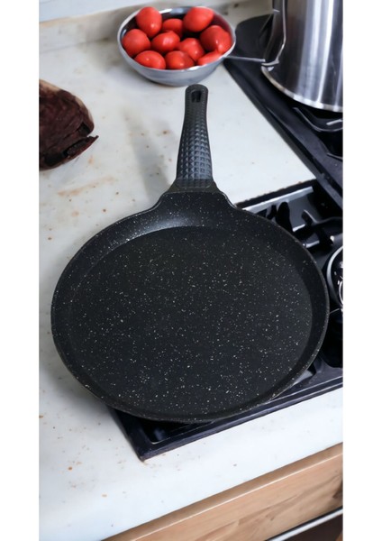 Modern Siyah Granit Döküm Krep Tavası 2024, Şık ve Dayanıklı Tasarım modelleri