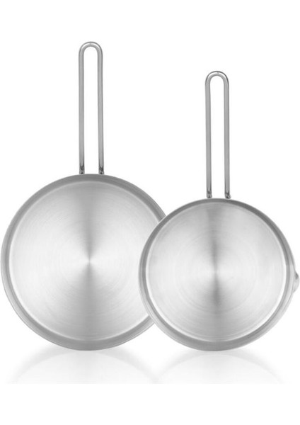 Paslanmaz Çelik Set, 14CM ve 16CM, Dayanıklı ve Şık Mutfak Gereçleri fiyatları