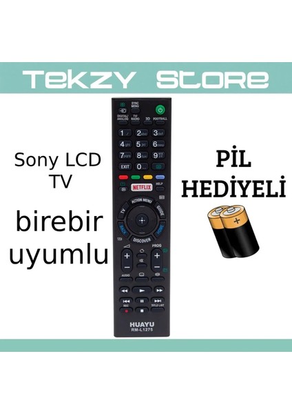 Sony LCD Tv’lere Uyumlu Kumanda
