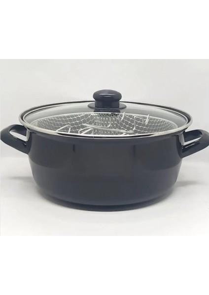 Cam Kapaklı, 26 cm Kızartma Tencere, Şık ve Dayanıklı Mutfak Gereci fırsatları