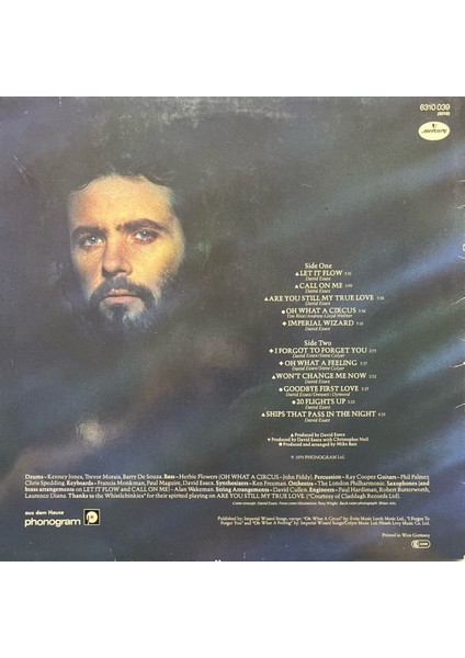 David Essex Imperial Wizard Lp Plak fiyatları