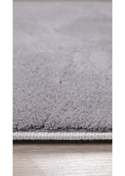 Gri Peluş Yumuşak Tüylü Puf Kaymaz Taban Yıkanabilir Halı fırsatları