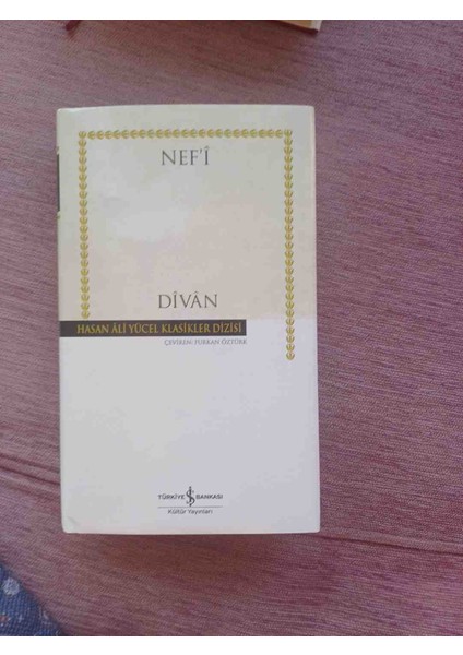 Divan (Ciltli) Nef I Somizli Yeni Kondisyonda Hasan Ali Yucel Is Bankasi 1,baski 2024 Basimi 450 Sayfadir
