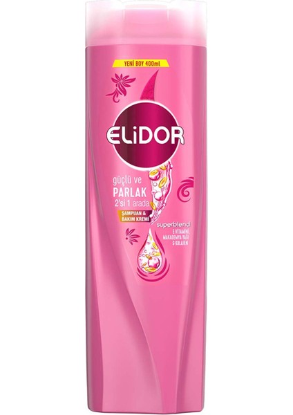 Şampuan ve Saç Bakım Kremi 2'si 1 Arada 400 ml