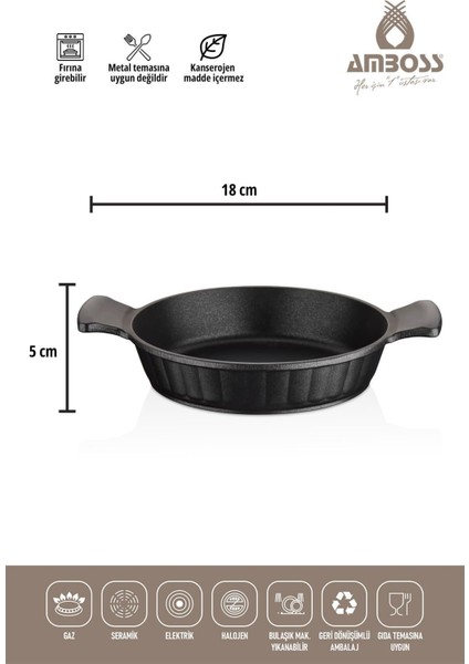 Iki Parça Döküm Sahan Seti, 18 ve 20 Cm, Şık ve Dayanıklı Tasarım fiyatları