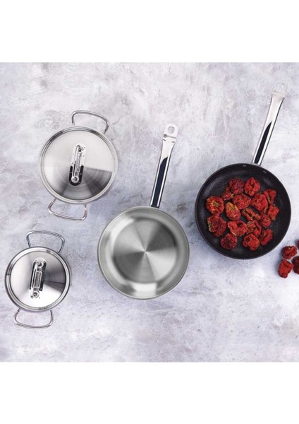 Gri 14 cm Satin Omlet Tavası, Dayanıklı ve Şık Mutfak Gereci fiyatları