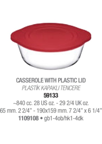 Şeffaf 3" Kapaklı Tencere ve Saklama Kabı, Beyaz, Dayanıklı ve Pratik Kullanım fırsatları