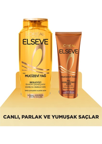 Mucizevi Yağ Şampuan 400 ml + Krem 150 ml