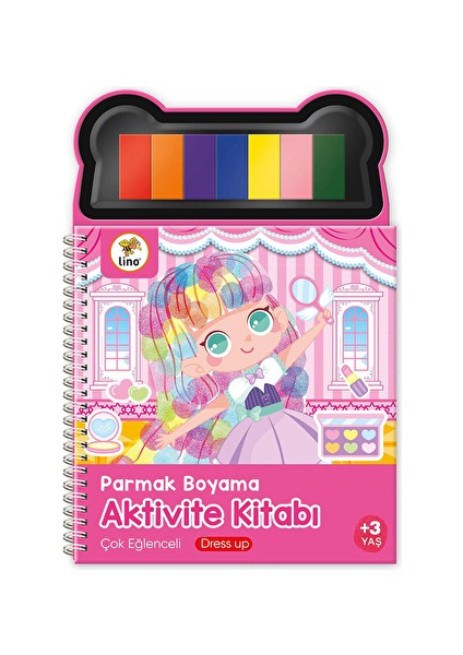 Parmak Boyama Aktivite Kitabı Dress Up