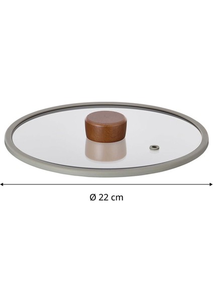 22CM Düz Silikon Çerçeveli Cam Kapak Gri, Dayanıklı ve Şık Mutfak Ürünü modelleri