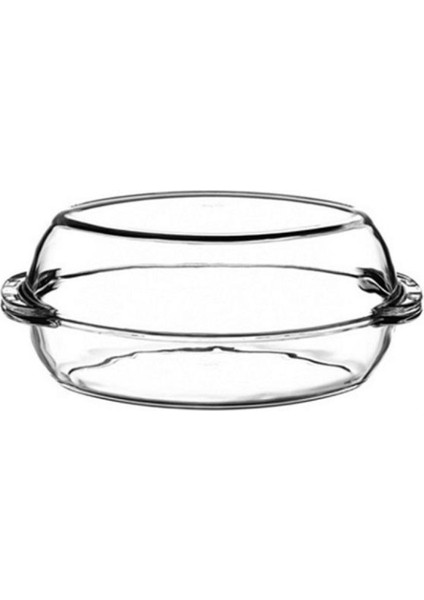Oval Borcam Fırın Kabı 2250 Cc, 35X19,5 Cm, Kapaklı, Dayanıklı ve Şık Tasarım