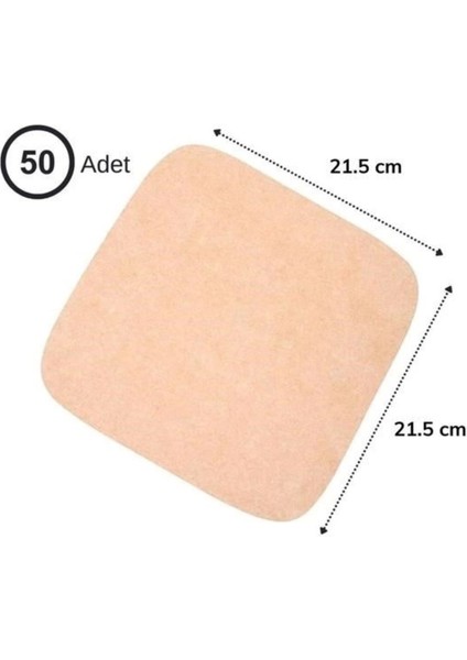50 Adet Çok Renkli Pişirme Kağıdı, Tek Kullanımlık, Yağ ve Su Geçirmez, Yapışmaz modelleri