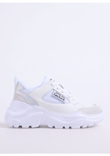 Beyaz Kadın Deri Sneaker 78VA3SC2 fiyatları