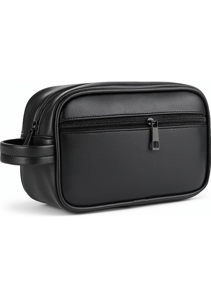 Erkek Kozmetik Çantası - Tıraş Çantası - Kişisel Bakım Çantası - Makyaj Çantası - El Çantası - Kozmetik Çantası - Unisex Çanta - Organizer El Çantası
