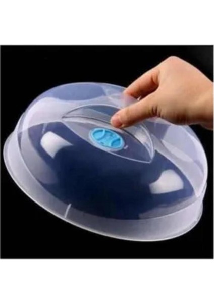 Turuncu 25 cm Mikrodalga Fırın Kapağı, Dayanıklı ve Şık Tasarım