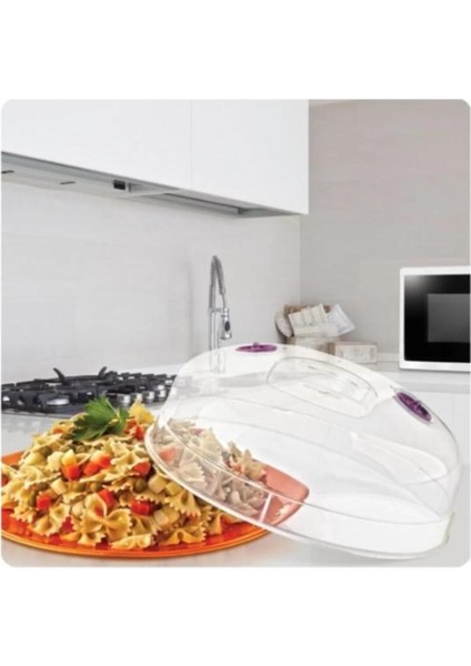 Turuncu 25 cm Mikrodalga Fırın Kapağı, Dayanıklı ve Şık Tasarım fiyatları