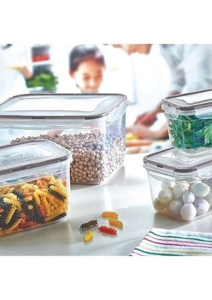 Turuncu Derin Saklama Kabı, Kolay Kapanır, 16X10X9,5CM, 1,3l modelleri