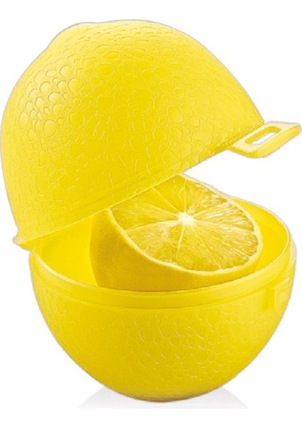Sarı Limon Saklama Kabı, Bpa Içermez, Yarım ve Kesik Limonlar Için Güvenli Saklama
