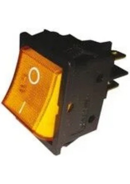 Geniş Işıklı Anahtar 4p 16A Sarı fiyatları