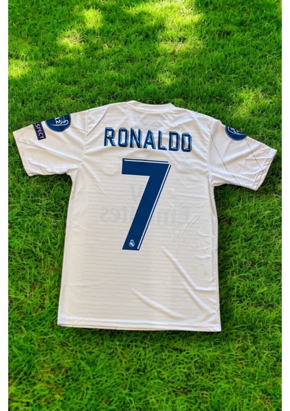Nostaljik Real Madrid 2018 Final Kyiv Ronaldo Forması