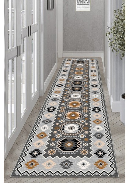 Kaymaz Taban Yıkanabilir Dijital Baskılı Halı Yolluk Mutfak Halısı