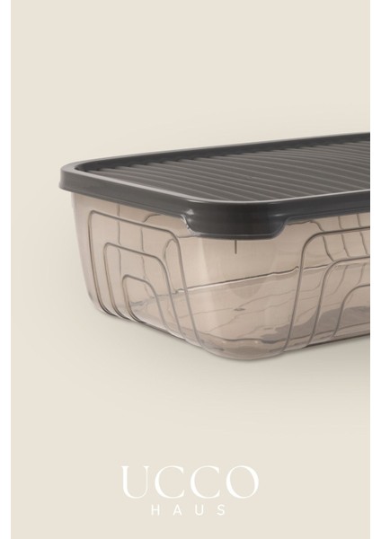 Gri 10 Parça Saklama Kabı Seti, Dondurucu ve Buzluk Için Uygun, Çok Amaçlı Kullanım indirimleri