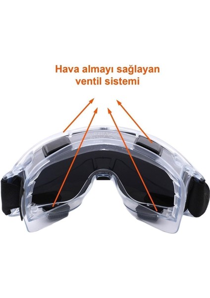 Renkli Ventilli Güvenlik Gözlüğü, Kaynak Koruma, Iş Güvenliği Için Uygun modelleri
