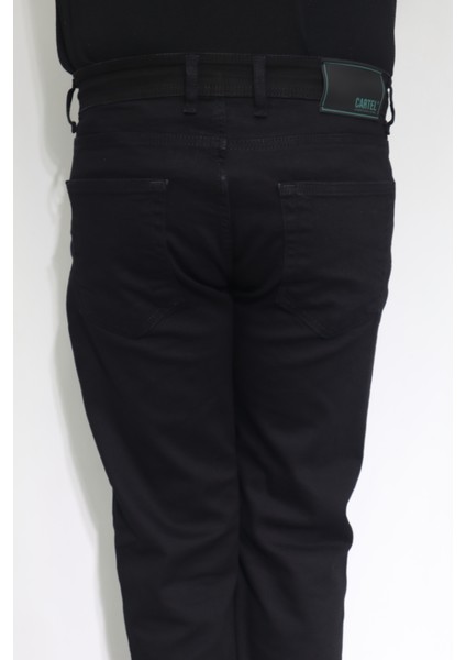 Fistan Store Erkek Siyah Normal Bel Normal Kesim Boru Paça Jean Pantolon indirimleri