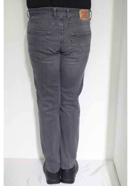 Fistan Store Erkek Gri Normal Bel Normal Kesim Boru Paça Jean Pantolon fırsatları