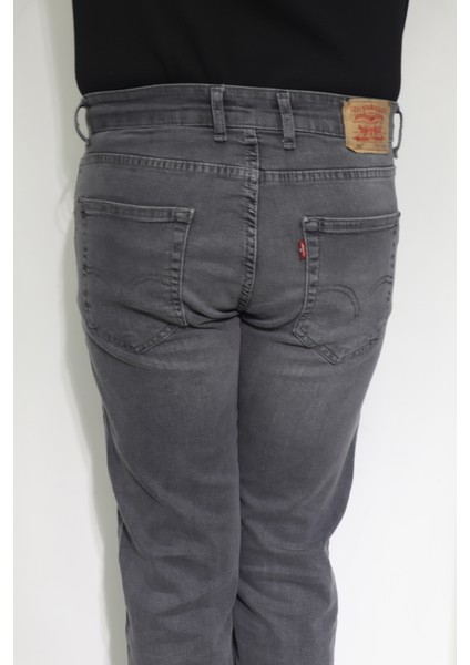 Fistan Store Erkek Gri Normal Bel Normal Kesim Boru Paça Jean Pantolon indirimleri