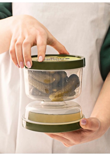 Yeşil Kum Saati, Turşu ve Zeytin Kabı, Şık ve Kullanışlı Mutfak Aksesuarı modelleri