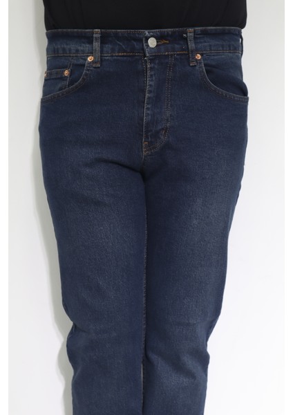 Fistan Store Erkek Lacivert Normal Bel Dar Kesim Boru Paça Jean Pantolon fiyatları