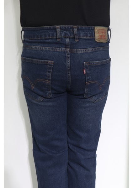 Fistan Store Erkek Lacivert Normal Bel Dar Kesim Boru Paça Jean Pantolon indirimleri
