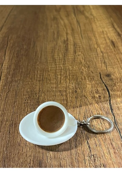 Kahve Fincanı Anahtarlık - Dekoratif Mini Fincan Modeli (2 Adet) modelleri
