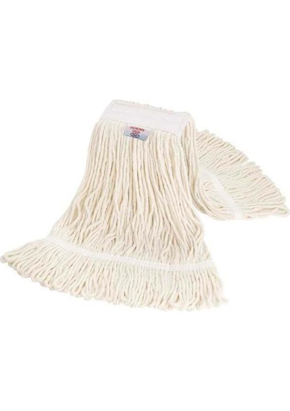 Yapışkanlı Geniş Mop Paspas Başlığı, Pamuklu, Sık Dokulu, 600 gr, 1 Adet