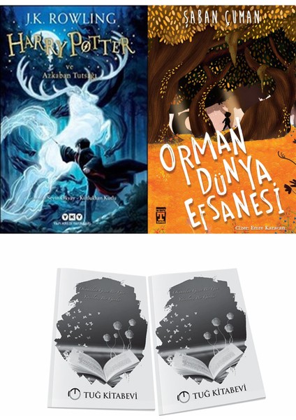 Harry Potter ve Azkaban Tutsağı ve Orman Dünya Efsanesi + Hediyeli