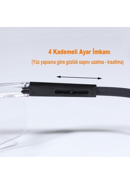 Şeffaf Güvenlik Gözlüğü, Laboratuvar ve Iş Güvenliği, 12 Adet modelleri