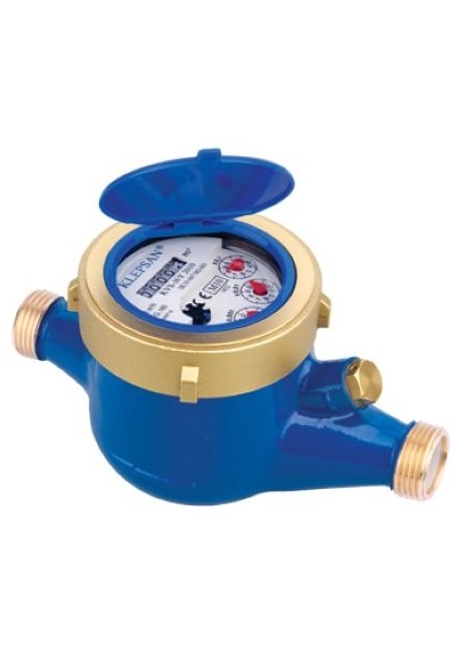 Kvs 3V 1/2 165 mm 2,5m3/h Yaş Tip Çok Hüzmeli Soğuk Su Sayaçları