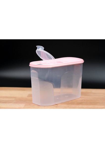 Beyaz 2 Litre Erzak Kabı, Şeffaf ve Sağlam Saklama Kabı fiyatları