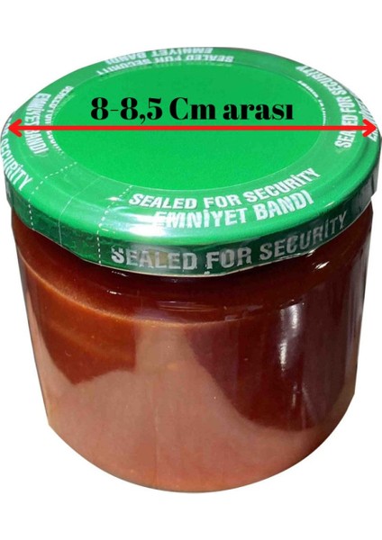 50 Adet 82-85MM Baskılı Güvenlik Bandı, Tazelik ve Güvenlik Sağlar