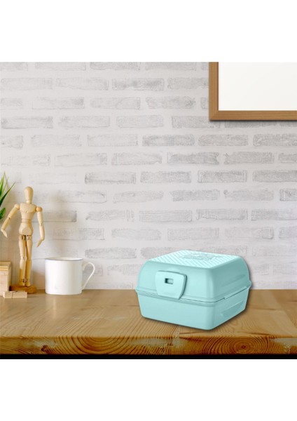 Renkli Katlı Taşınabilir Saklama Kabı, Çatal ve Kaşık Dahil fiyatları