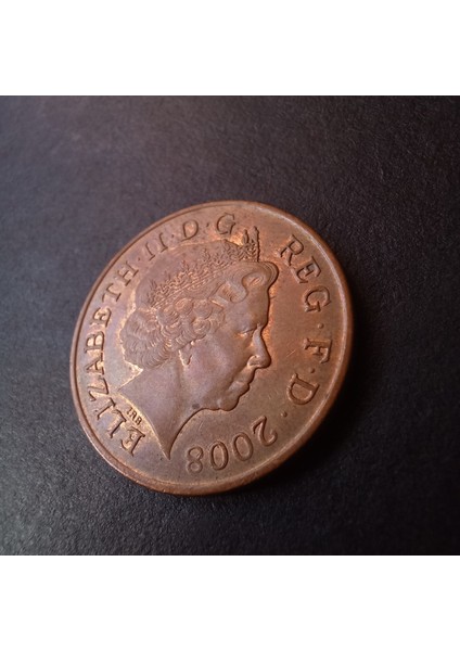 399636872D2F285051 2008 Ingiltere Two Pence Çil Eski Yabancı Madeni Para fırsatları