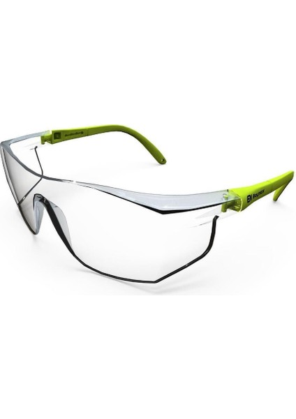 Yeşil Çerçeveli Şeffaf Gözlük, Şık ve Rahat Tasarım