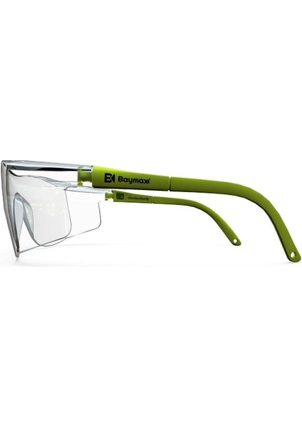 Yeşil Çerçeveli Şeffaf Gözlük, Şık ve Rahat Tasarım fiyatları